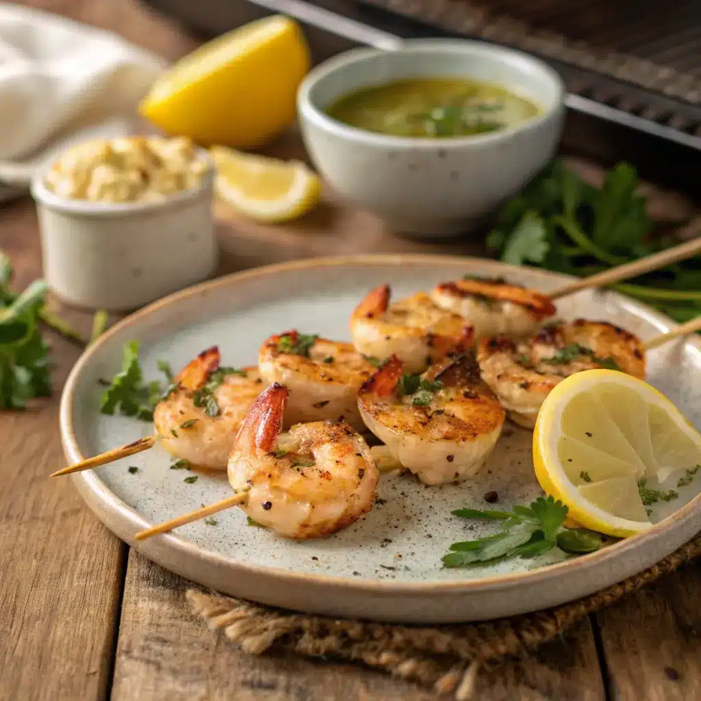 How to keep shrimp moist while grilling