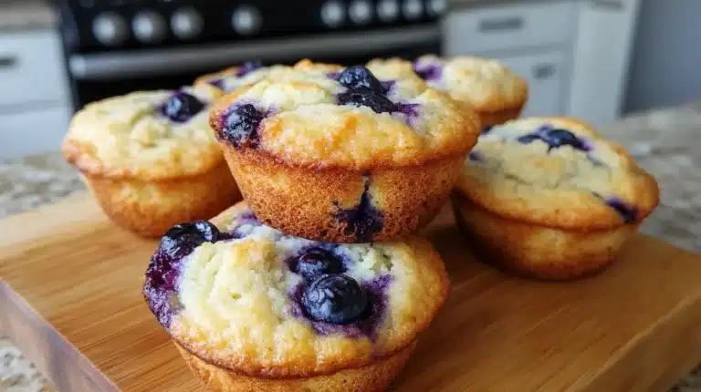 Cottage Cheese Blueberry Muffins – Moist & Healthy Recipe