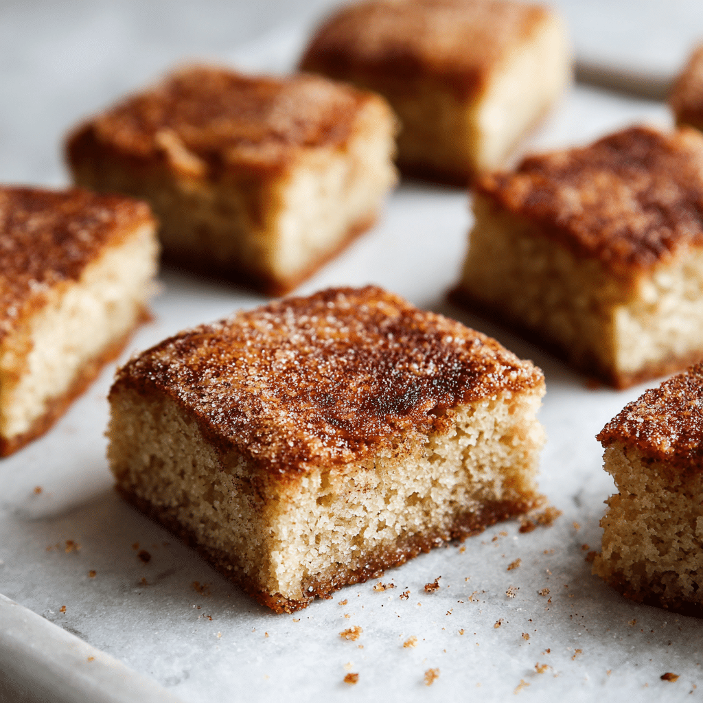 Cinnamon Sugar Blondies