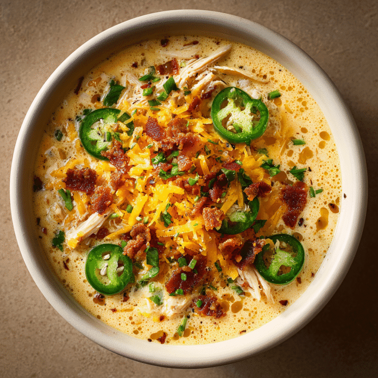 spicy jalapeño popper chicken soup