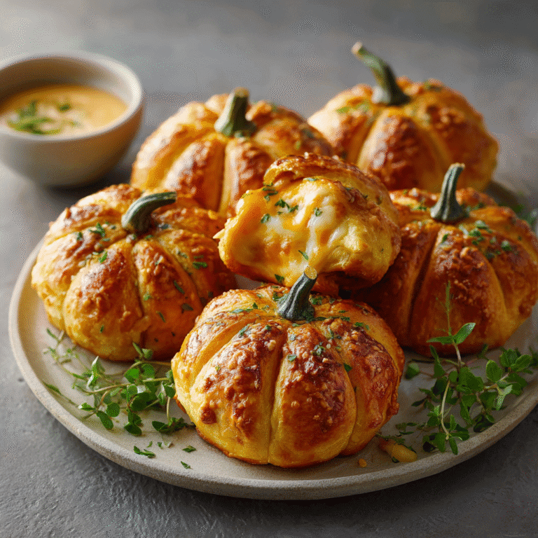 Pumpkin-Shaped Sliders Recipe