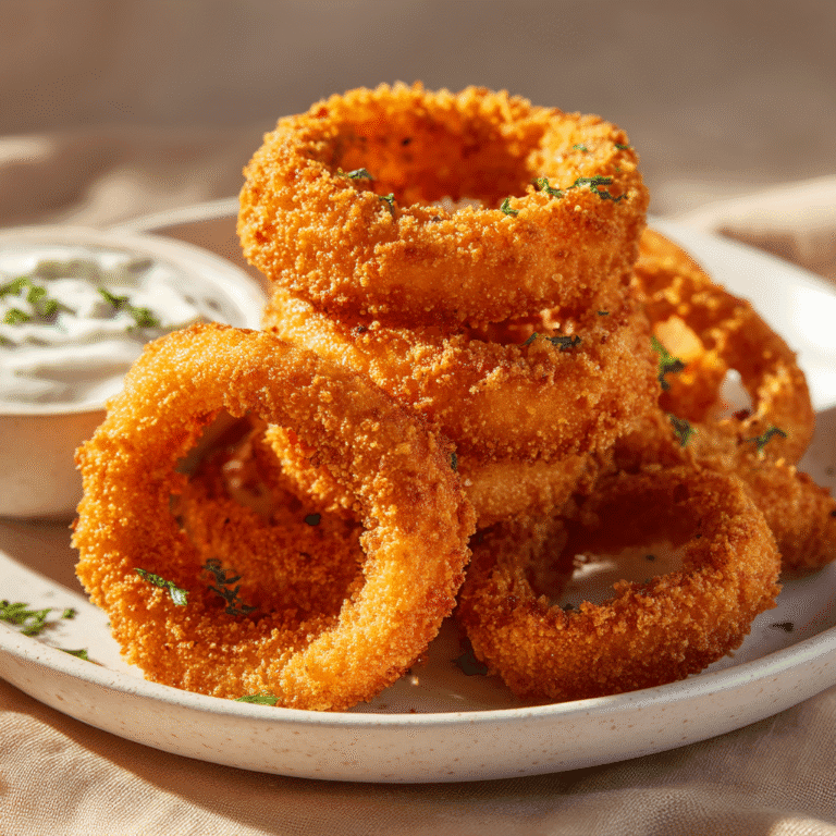 Keto Onion Rings Recipe