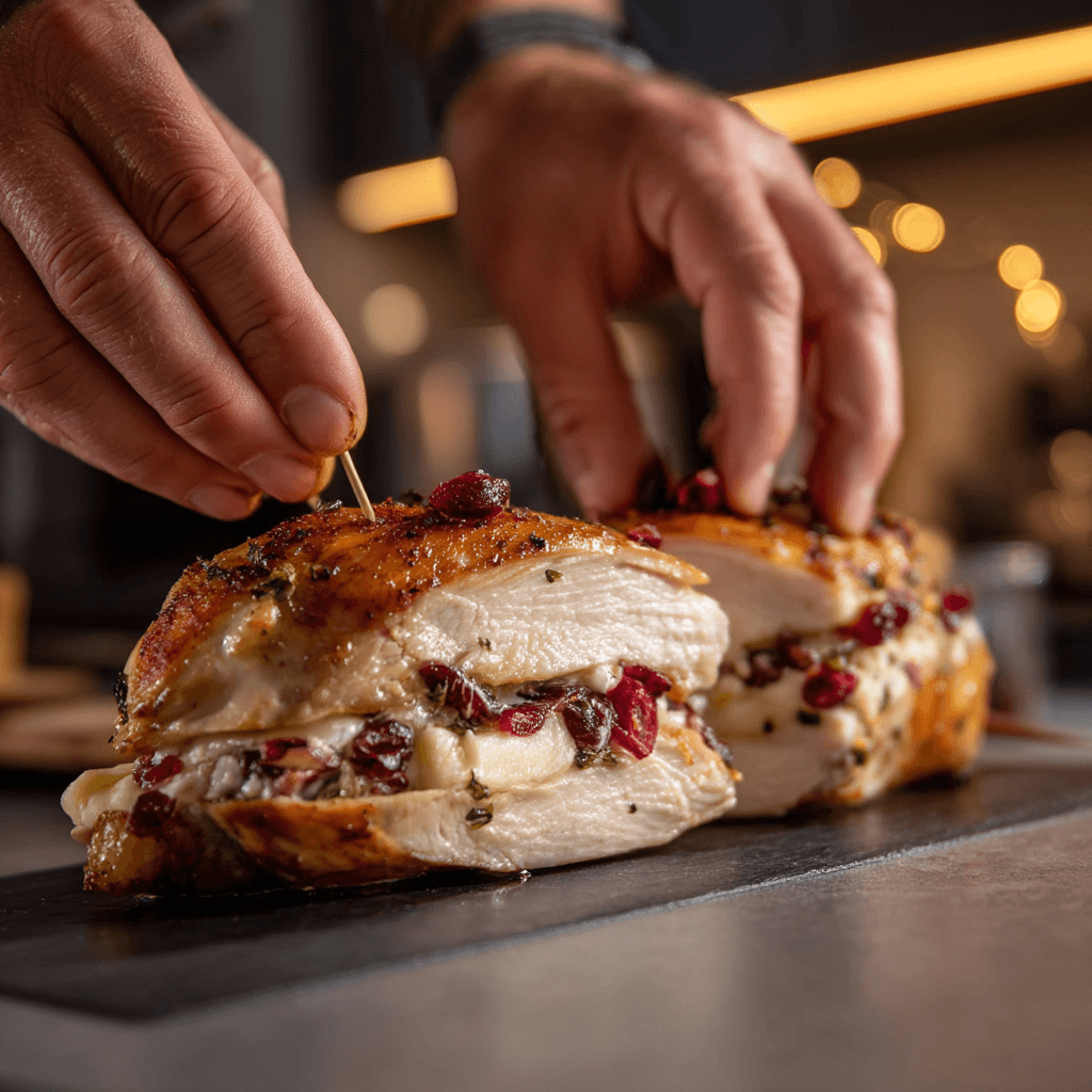 Cranberry Brie Stuffed Chicken Recipe