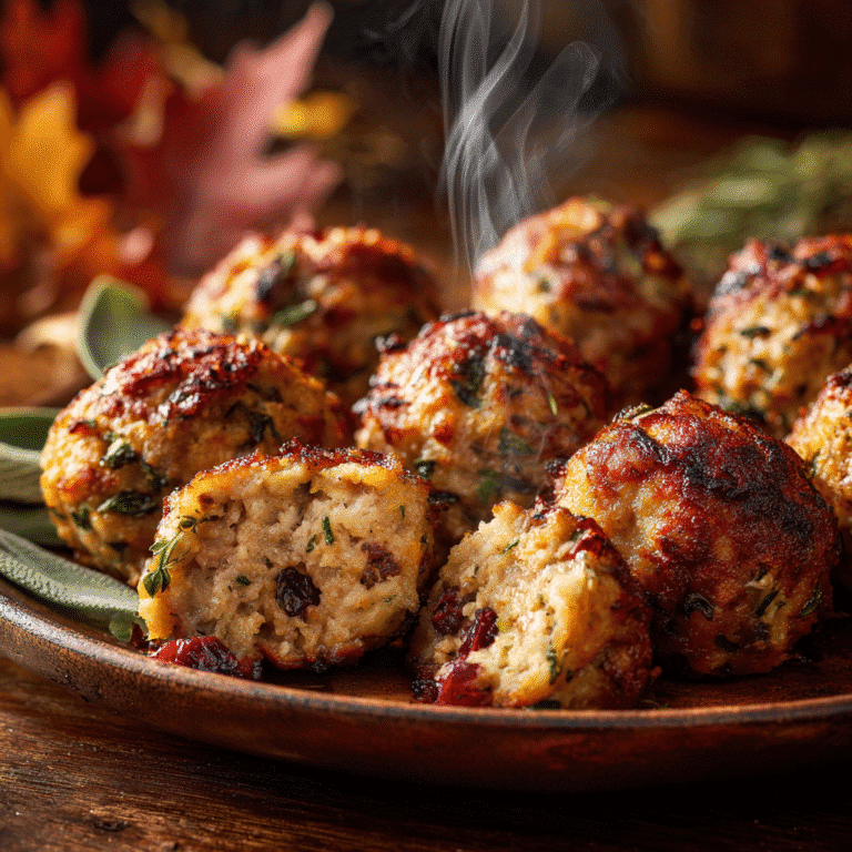 Turkey stuffing Balls