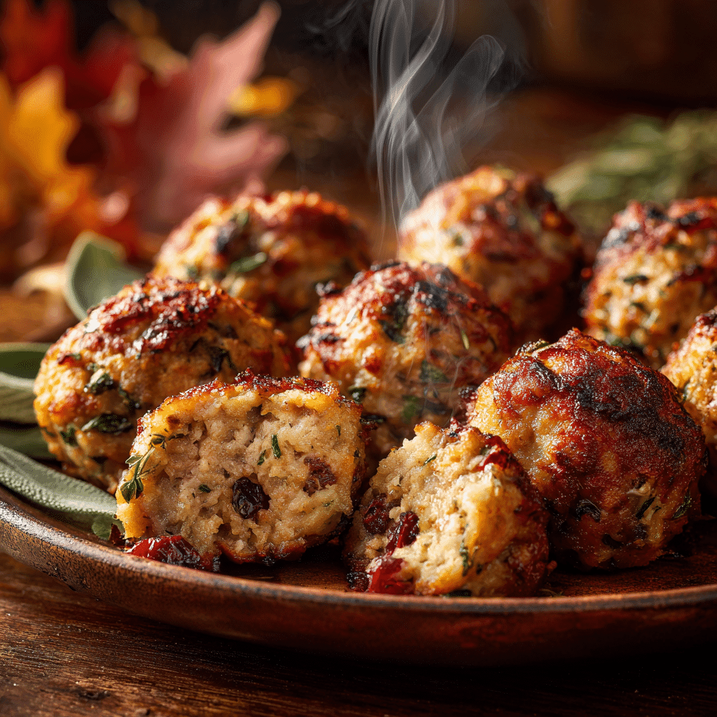 Turkey stuffing Balls