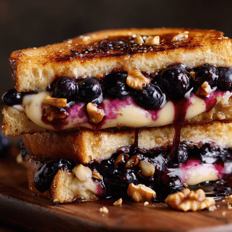 Gourmet Blueberry Grilled Cheese