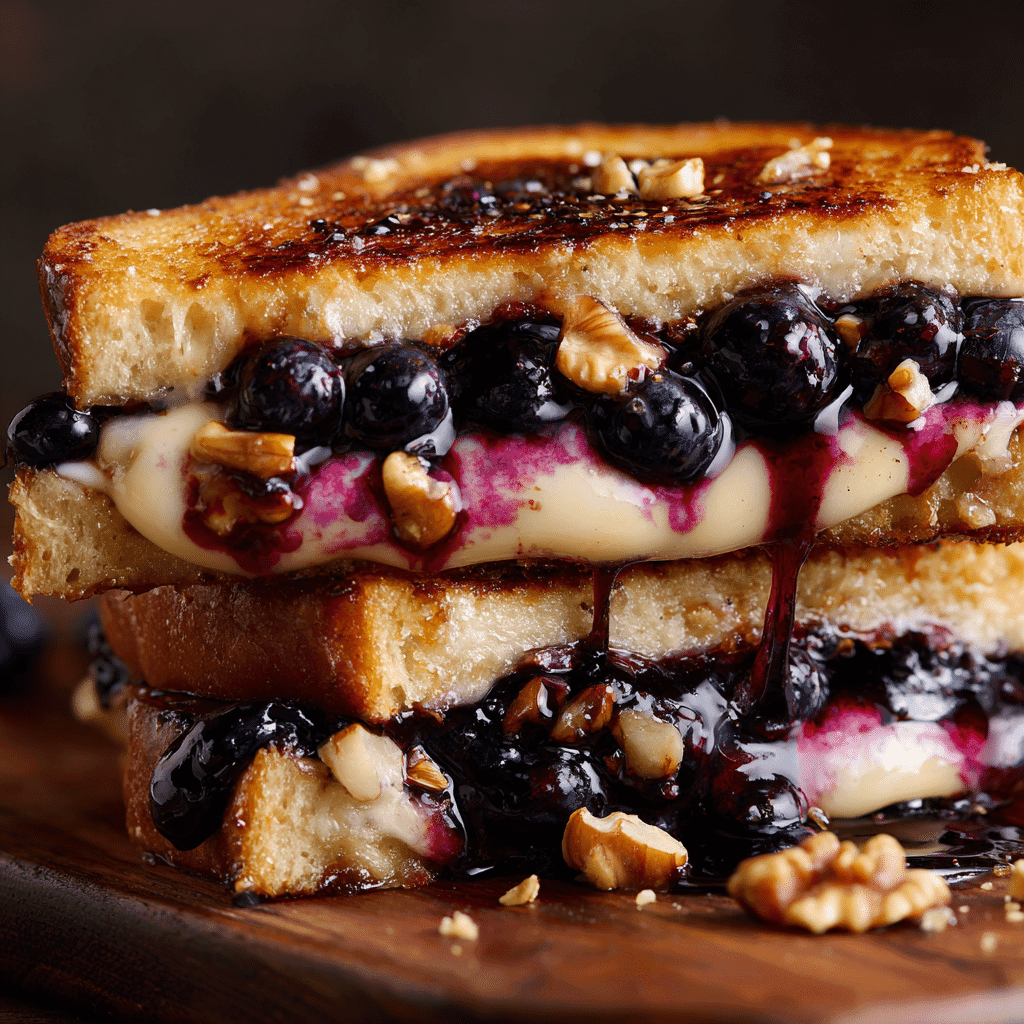 Gourmet Blueberry Grilled Cheese