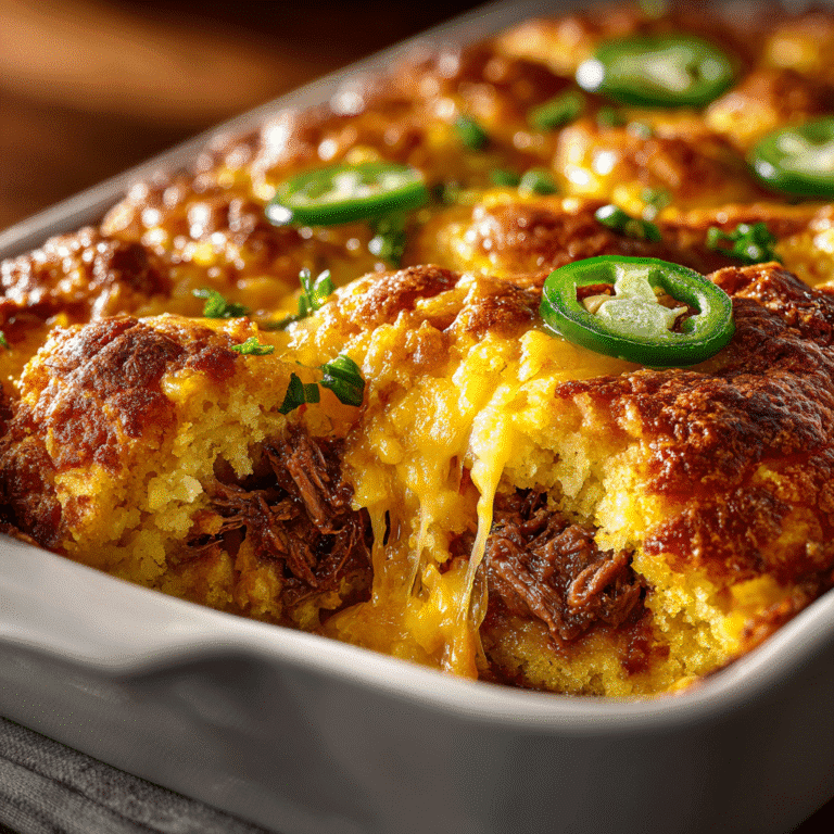 Loaded Cornbread Casserole Recipe