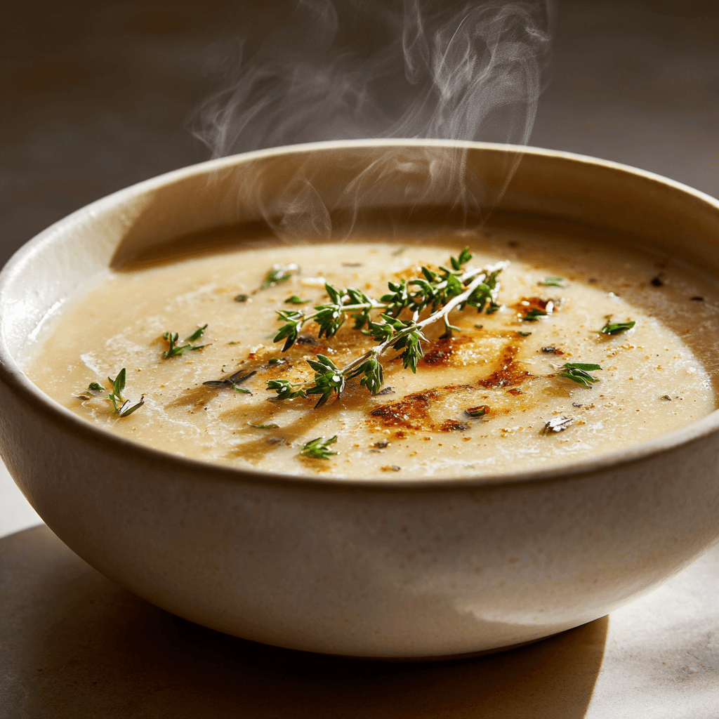 Country French Garlic Soup Recipe