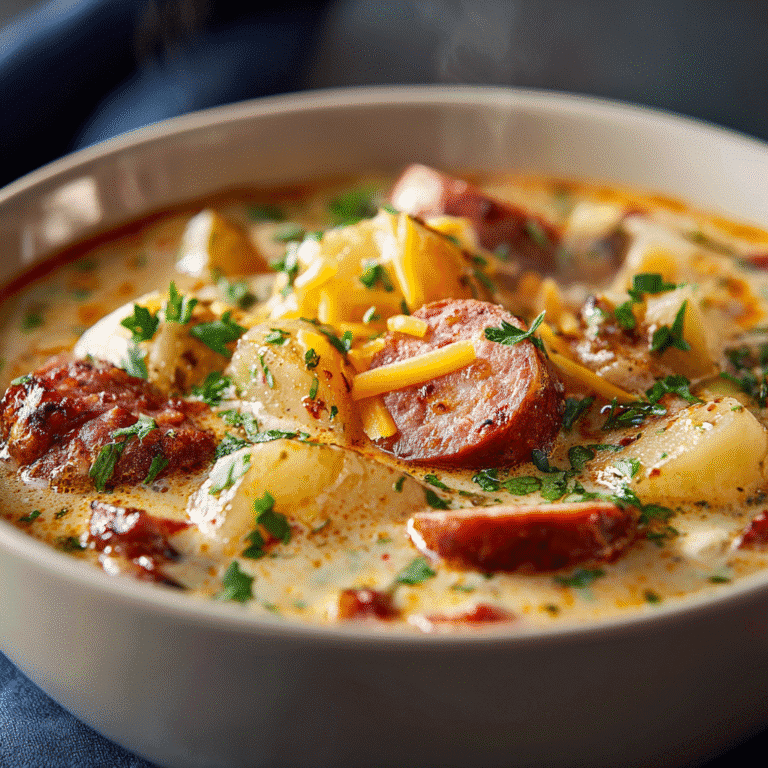 potato and sausage chowder