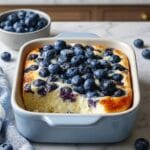 High-Protein Blueberry Cottage Cheese Breakfast Bake