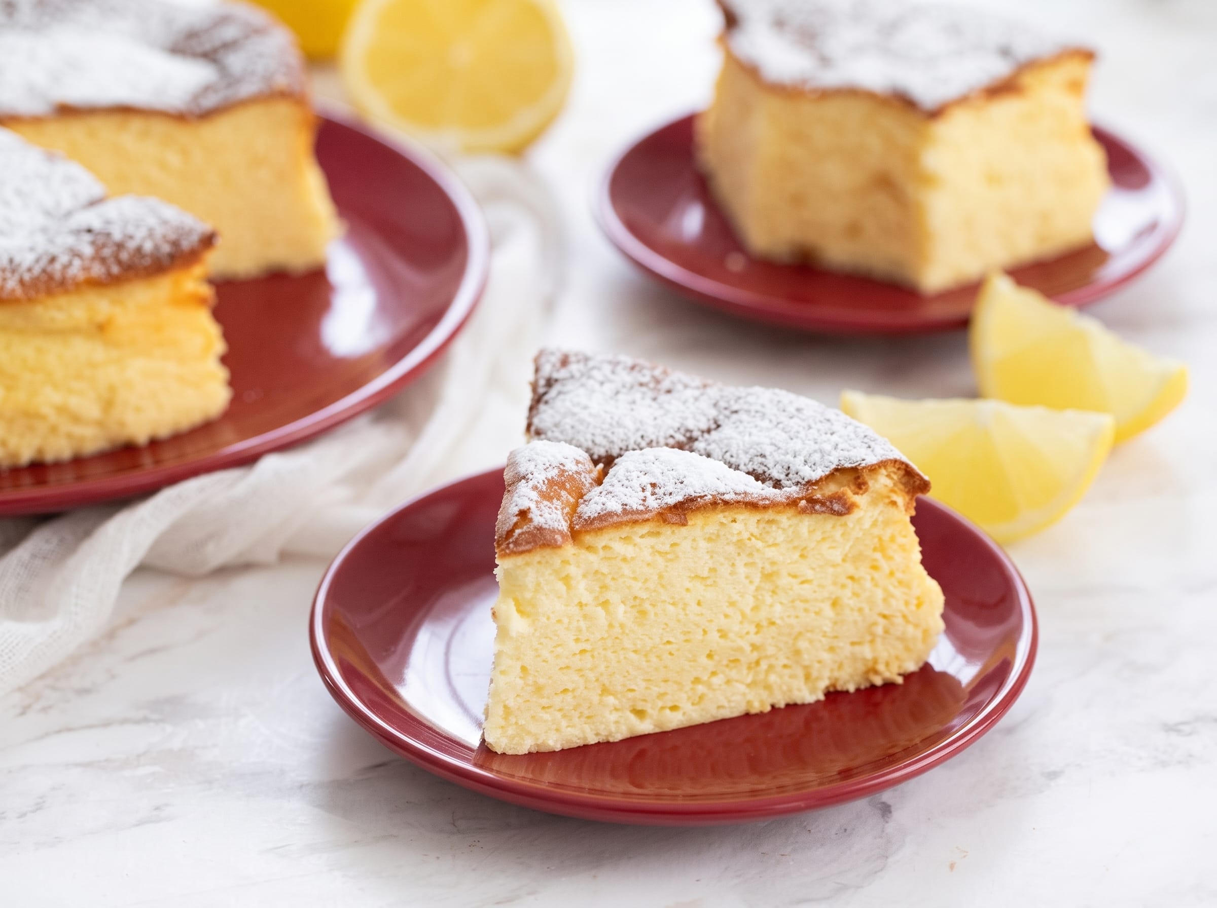 Sugar-Free Fluffy Lemon Yogurt Cake