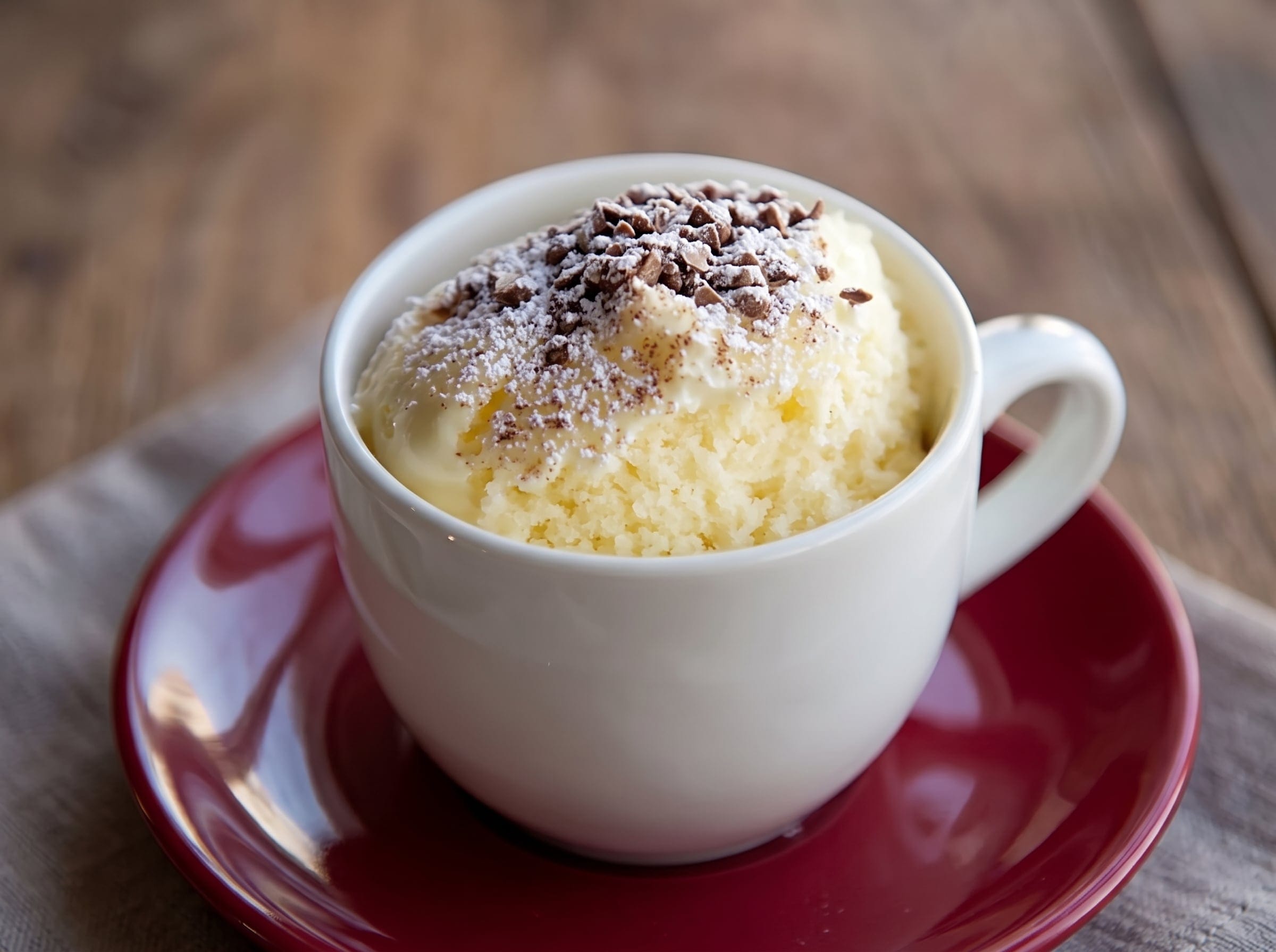 Sugar-Free Vanilla Mug Cake